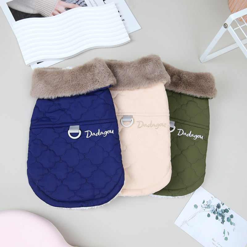 Chaleco Abrigo de Algodón para Perros Pequeños en Otoño/Invierno