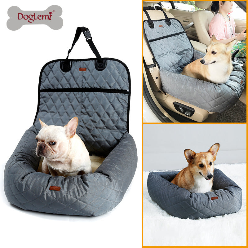 Nueva cama multifuncional para mascotas con cojín grueso