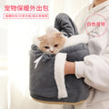 Combo de mochila adorable para gatos y cama para gatos de interior