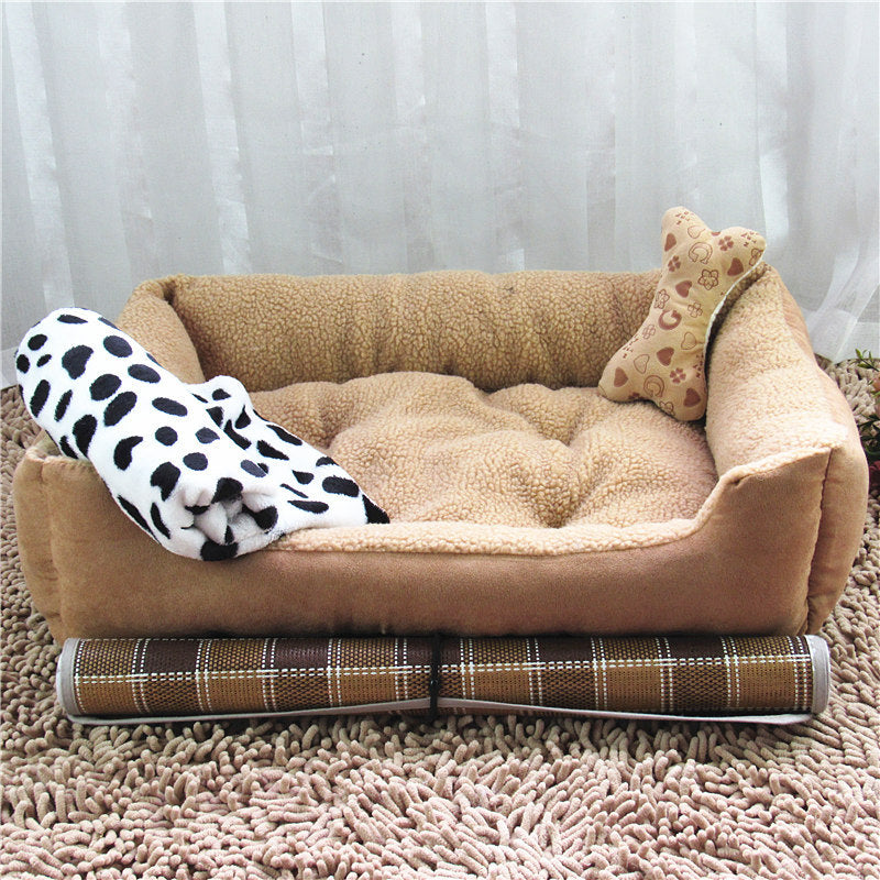 Cama y Casa para Mascotas Teddy Golden Retriever