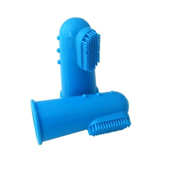 Cepillo Dental de Silicona para Dedo para Mascotas - Seguro y No Tóxico