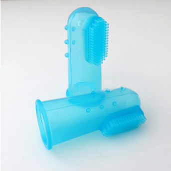 Cepillo Dental de Silicona para Dedo para Mascotas - Seguro y No Tóxico