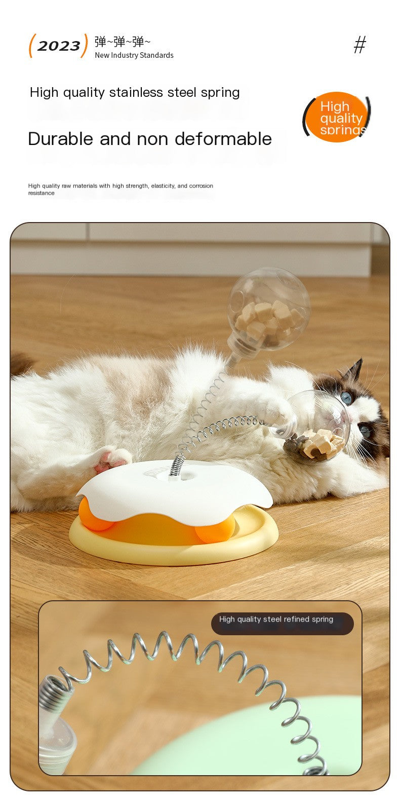 Bola Dispensadora de Comida para Gatos (Pieza Única)