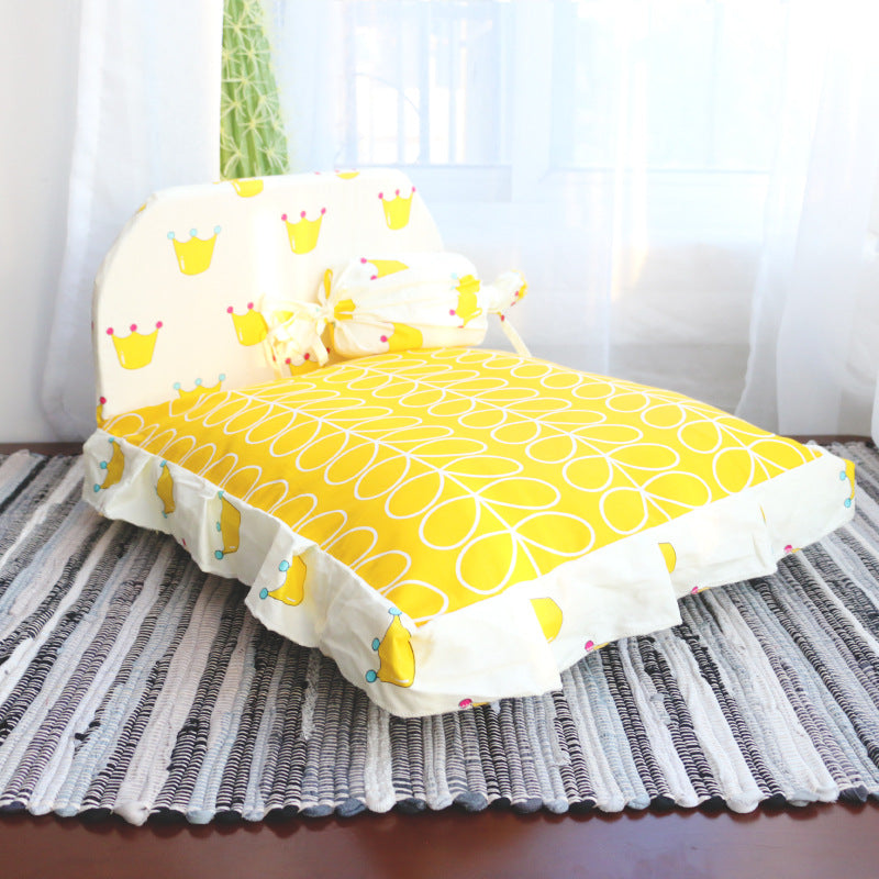 Cama para Mascotas para Perros Pequeños y Gatos, Diseño Lavable