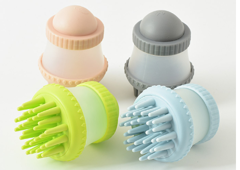 Cepillo de Masaje de Silicona para Baño Multifuncional de Mascotas