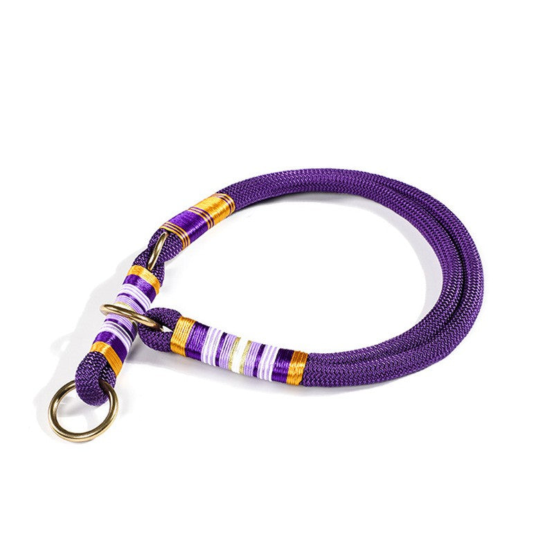 Collar Reforzado con Cuerda para Mano de Perro