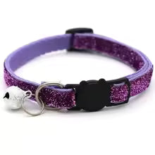 Collar Ajustable Colorido para Gatos con Campana