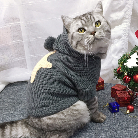 Suéter de Otoño Invierno para Perros y Gatos con Estrellas