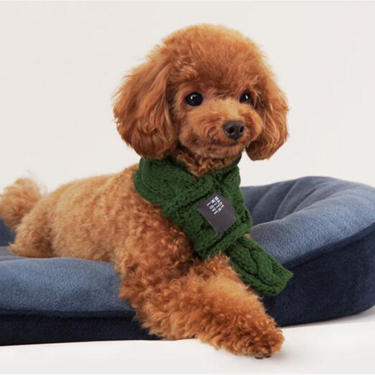 Bufanda Cálida y Gruesa para Perros - Bufanda Linda para Mascotas