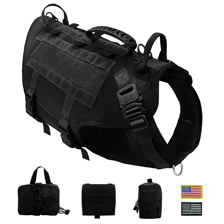 Chaleco Grande para Perro con Correa y Combo Mochila