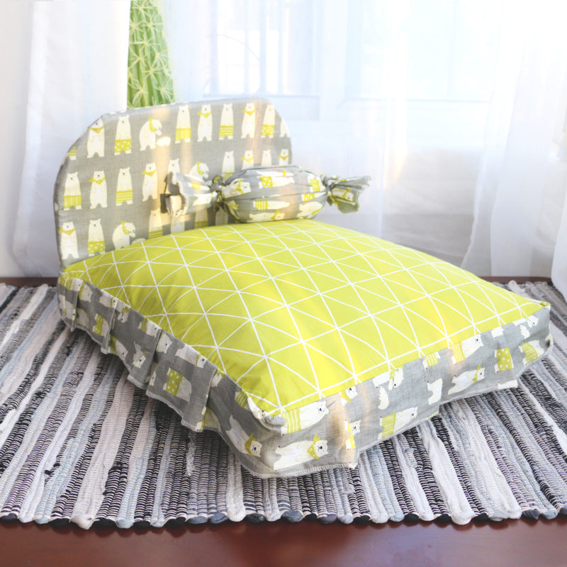 Cama para Mascotas para Perros Pequeños y Gatos, Diseño Lavable