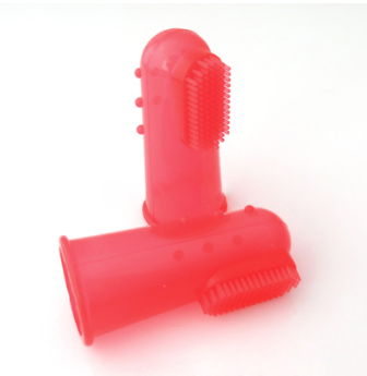 Cepillo Dental de Silicona para Dedo para Mascotas - Seguro y No Tóxico