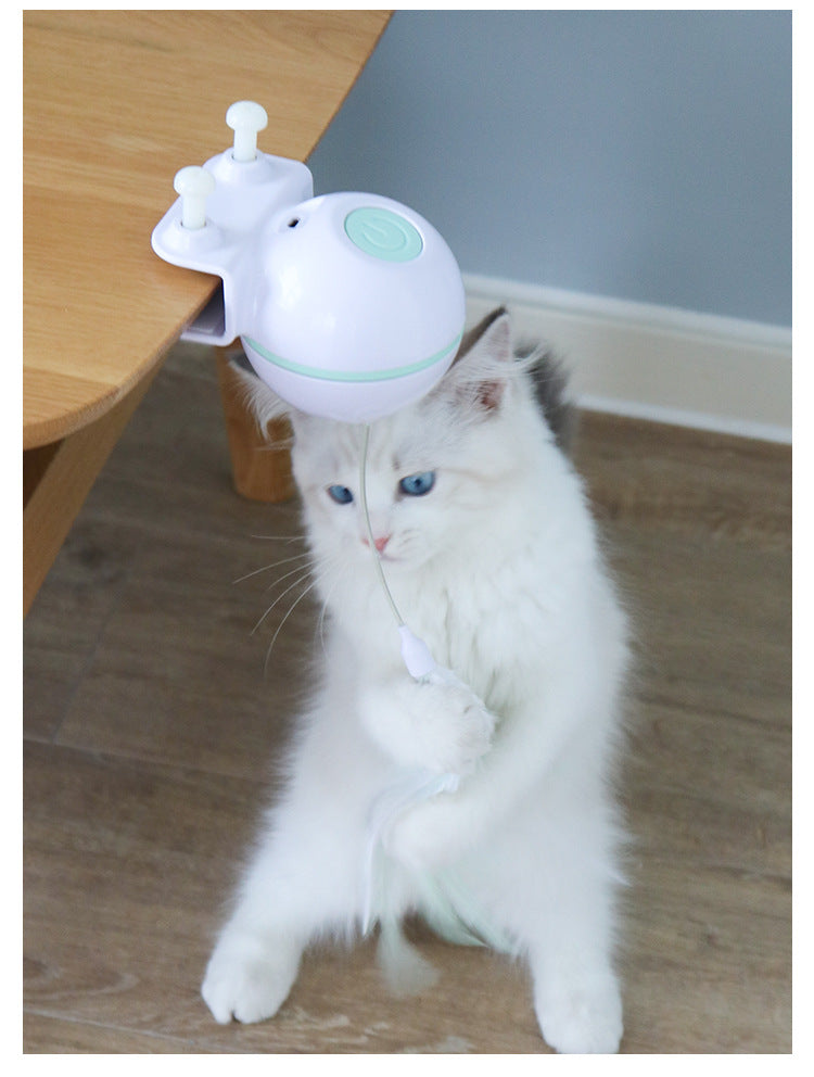 Bola de Juguete para Mascotas con Varita de Estímulo Eléctrica USB (Reemplazable)