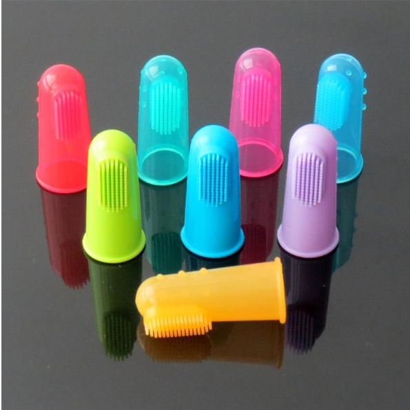Cepillo Dental de Silicona para Dedo para Mascotas - Seguro y No Tóxico