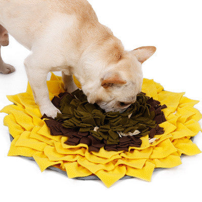 Tapete de Olfato en Forma de Girasol para Alimentación Lenta y Entrenamiento