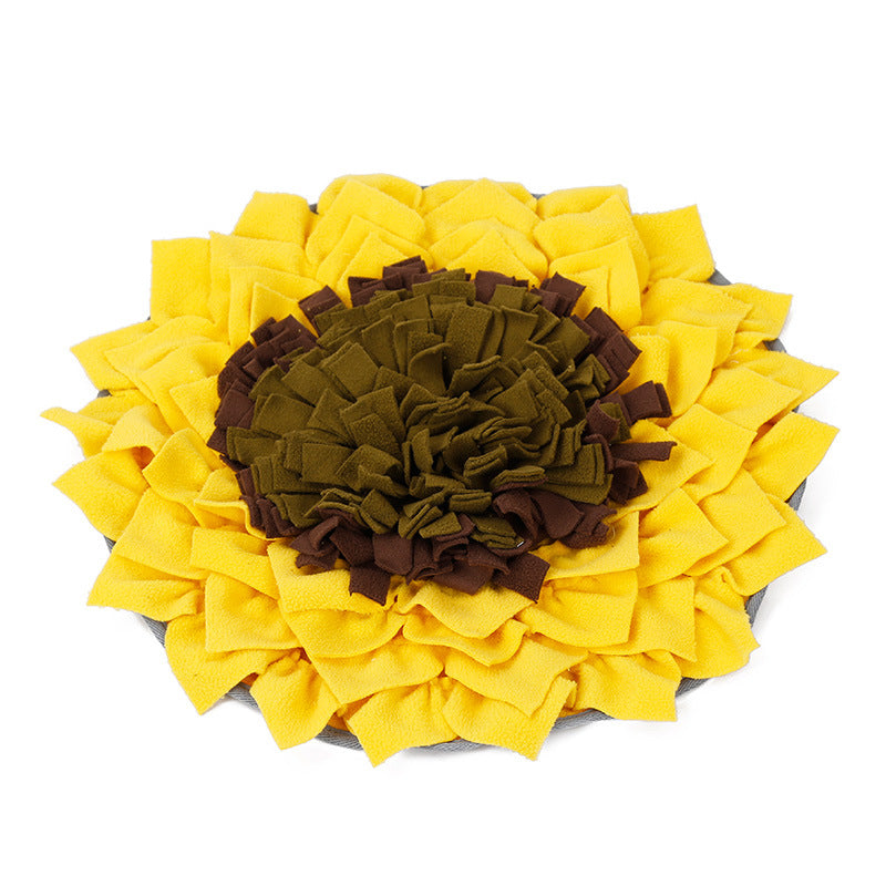 Tapete de Olfato en Forma de Girasol para Alimentación Lenta y Entrenamiento