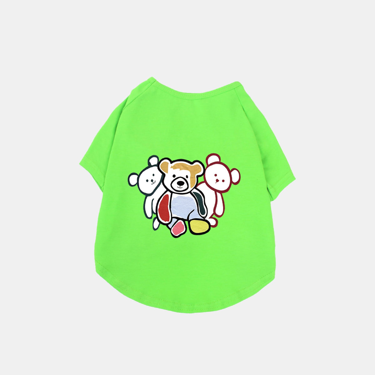 Camiseta de Algodón Linda para Mascotas de la Marca Chao - Tres Osos