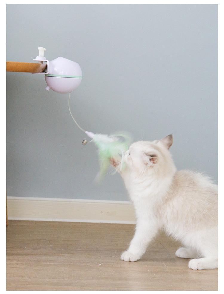 Bola de Juguete para Mascotas con Varita de Estímulo Eléctrica USB (Reemplazable)