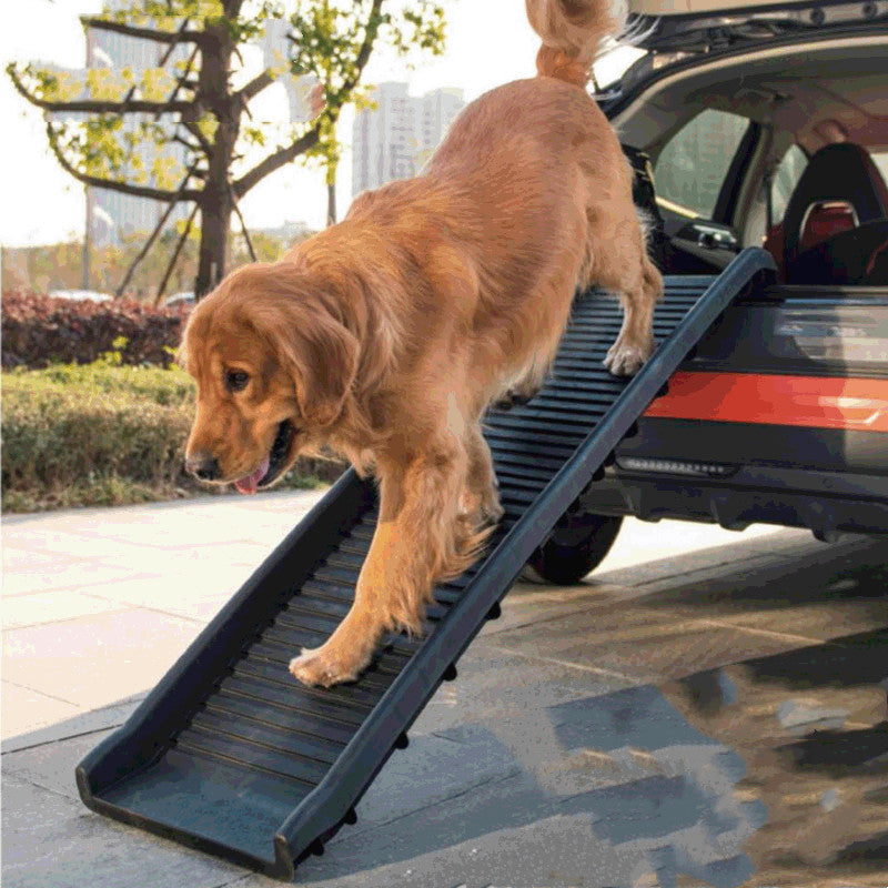 Escalera Plegable de Plástico Antideslizante para Mascotas y Escalera Inclinada