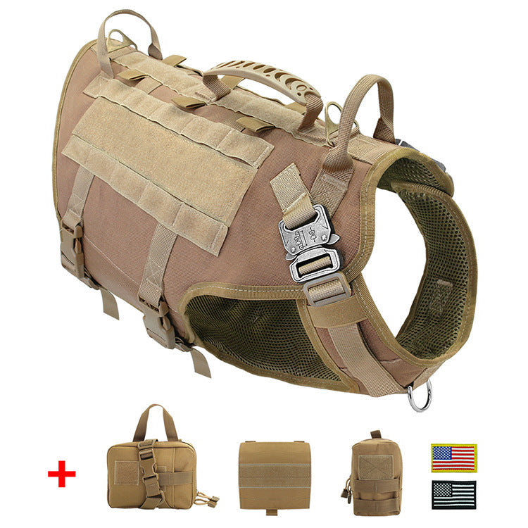 Chaleco Grande para Perro con Correa y Combo Mochila