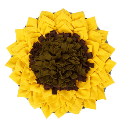 Tapete de Olfato en Forma de Girasol para Alimentación Lenta y Entrenamiento